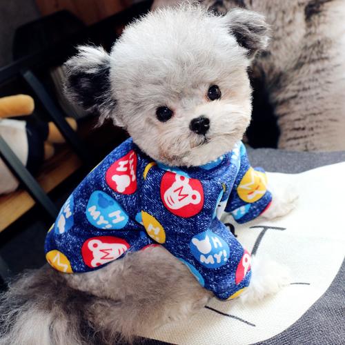 热销泰迪狗春季衣服_春季宠物衣服比熊博美雪纳瑞泰迪小狗狗衣服小型