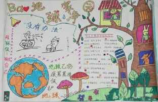 红领巾治理荒漠化手抄报 红领巾手抄报
