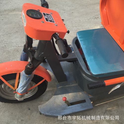 建筑工地混凝土运输车工程三轮车翻斗自卸矿用电动三轮车