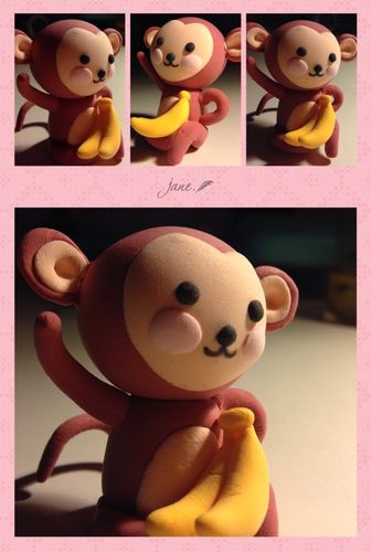 超轻粘土之小猴子