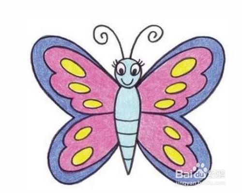 手把手教你画蝴蝶