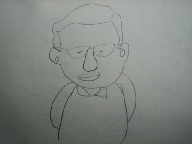 然然作文之九:爸爸的画像