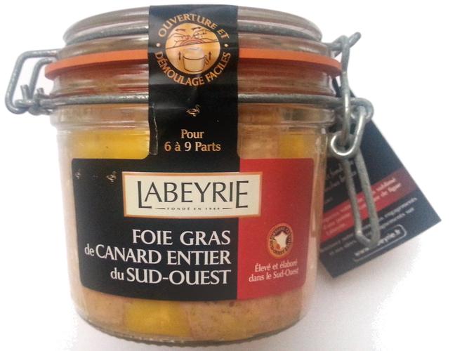 foie gras de canard entier du sud-ouest - labeyrie - 300 g