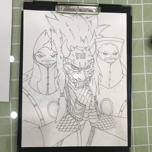 般若自来也_火影忍者_文化_绘画