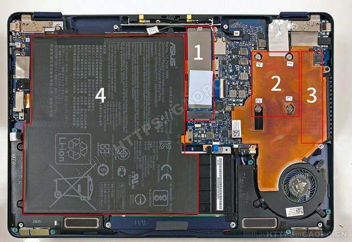 华硕zenbookflipsux370ua拆机升级m2sata固态硬盘
