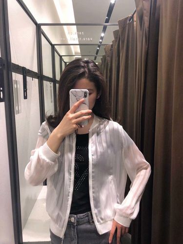 z半透明夹克女装ara新款防晒衣服飞行员外套 08372042712 8372042