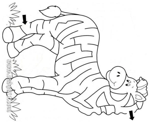 迷宫图2-6岁microsoft word 文档