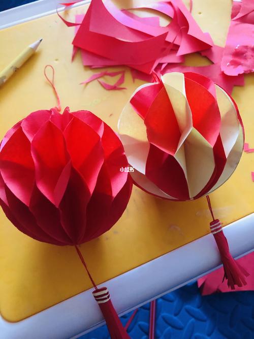 超简单的手工灯笼96_我的手工日常_兴趣爱好_手工