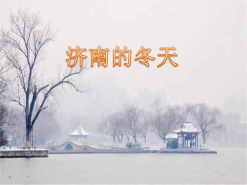 济南的冬天ppt 课件.ppt 12页