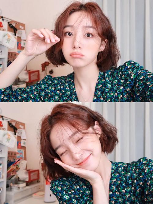 【今日发型推荐】甜美可爱的蛋卷头 推荐一款蛋卷头短发烫发～ 它不但