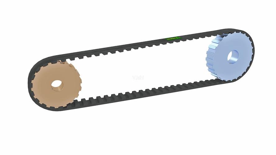 皮带轮传动三维动画_1920x1080_高清视频素材下载(:)