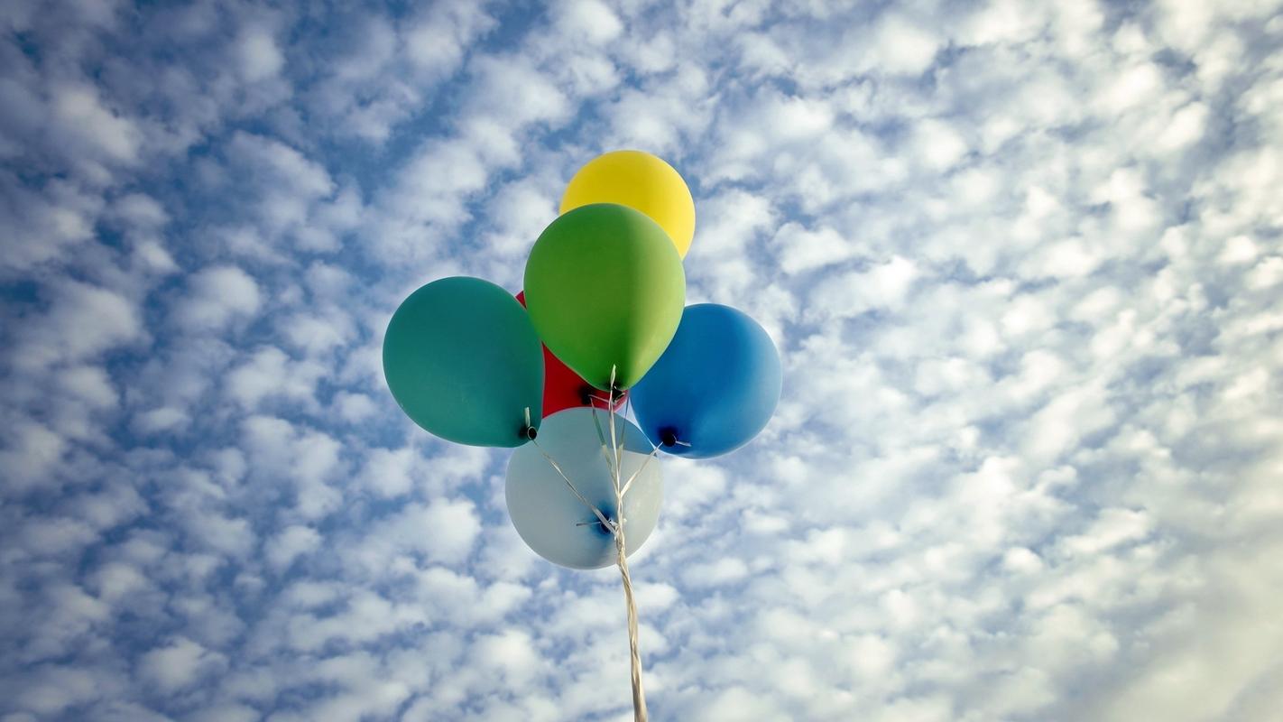 气球创意唯美高清桌面壁纸图片,风格壁纸,唯美,创意,高清,简单,气球