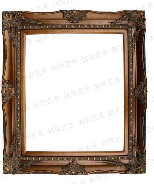 创美艺术仿古金色欧式实木画框定做像框批发装裱豪华角花框983#g-淘宝
