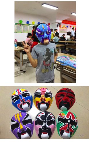 圣诞节手工diy绘画幼儿园京剧脸谱推荐