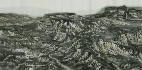 画家靳军国画一革命摇篮陜北写生也谈收藏莫以头衔证书论作品