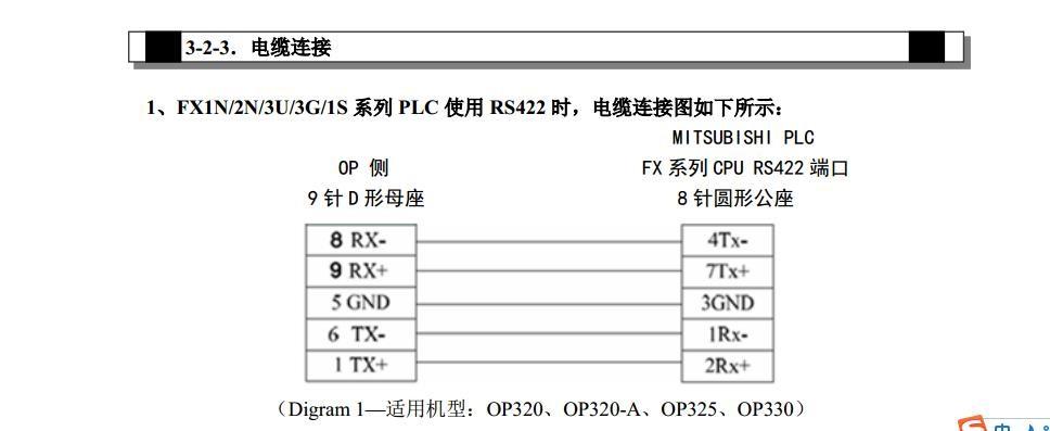 信捷op320-s文本与三菱fx3u通讯怎么设置
