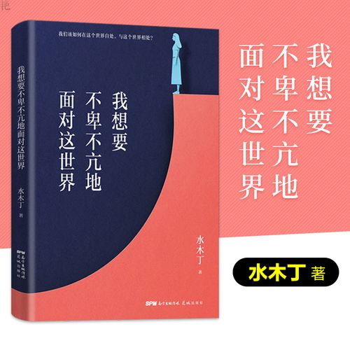 正版 我想要不卑不亢地面对这世界 人气作家水木丁新作心理学著作个人