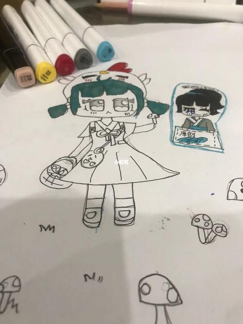 迷你世界一格雷特,上色教程 希望大家喜欢 下个画迷你世界灰姑娘_迷你