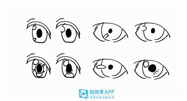 眉毛的部分在画完轮廓之后再绘制会比较方便.