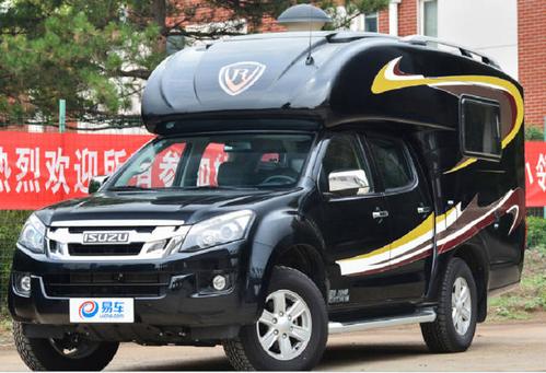 五十铃d-max,大通t60,t70,中兴等皮卡房车的外观及布局方式