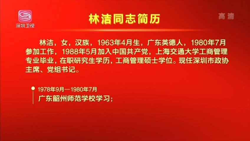 林洁同志简历