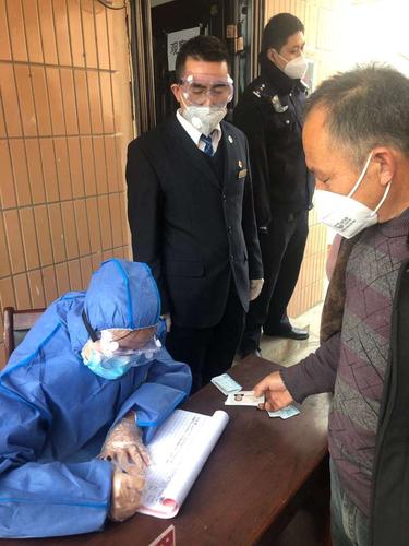 清涧县车站抗击疫情在行动