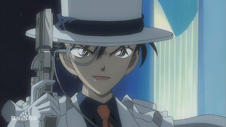 怪盗基德拿枪图片,像这样的