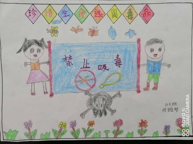 远离毒品——东园学校禁毒绘画比赛 写美篇 绘画比赛获奖名单 一等奖
