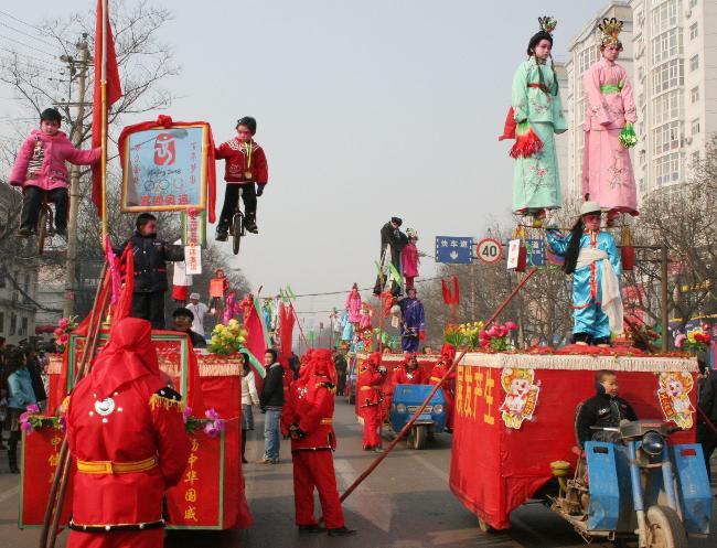 红火的民间社火