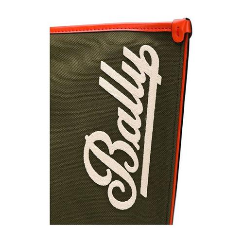 巴利/bally 18年秋冬 饺子包 女性 logo 浅绿色 手提包 6224458