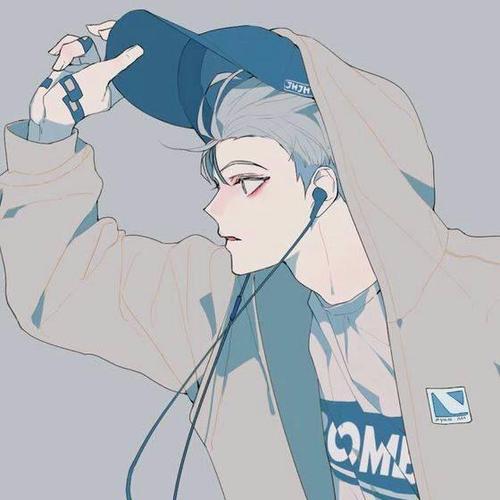 日漫高冷独特风格男生头像