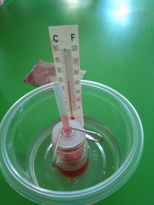 东升幼儿园小二班科学活动——自制温度计