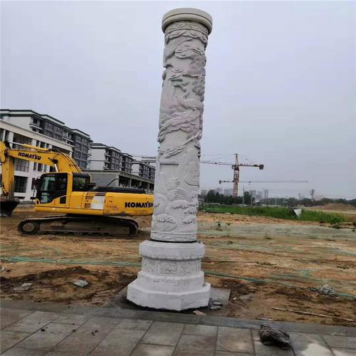 石刻龙柱广场浮雕文化柱寺庙华表雕刻厂