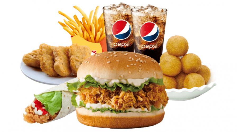 吖咪汉堡/华客士/真味道/可米客超值双人餐