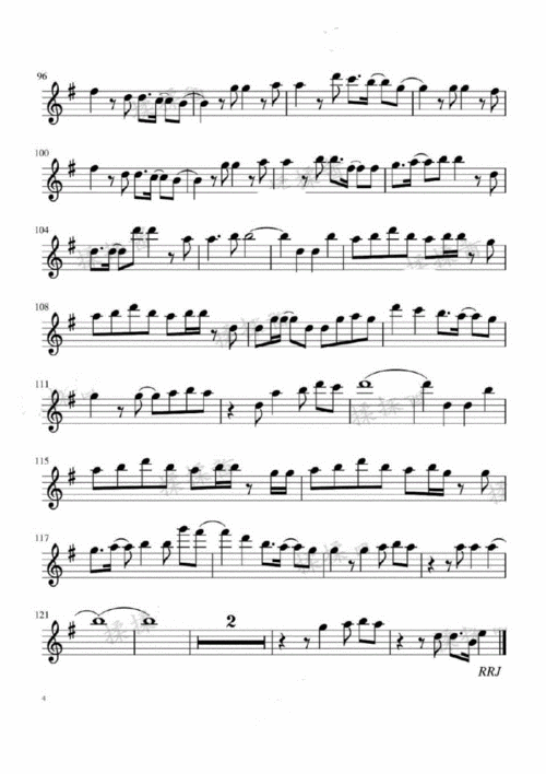 86编号红莲华_鬼灭之刃__小提琴乐谱.pdf 4页