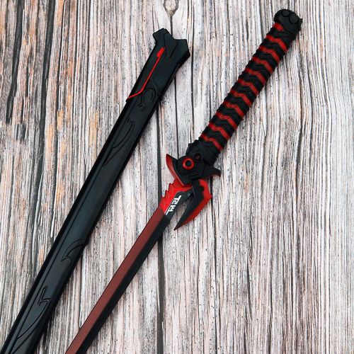 守望先锋原源氏的刀忍者邪鬼剑刀鞘武器cos模型周边橡胶儿童玩具