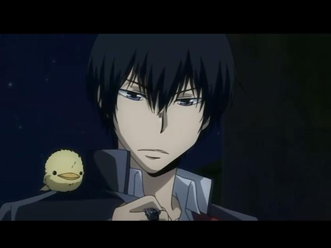 云雀恭弥(根据脑袋上的云豆(鸟的名字)猜的 出自《家庭教师reborn》