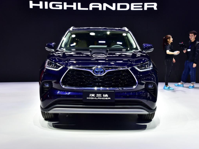 丰田全新汉兰达正式亮相2021上海车展