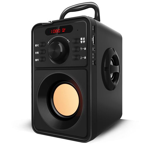 雅兰仕f10户外广场舞音响无线便携蓝牙音箱低音炮迷你手提拉杆插卡