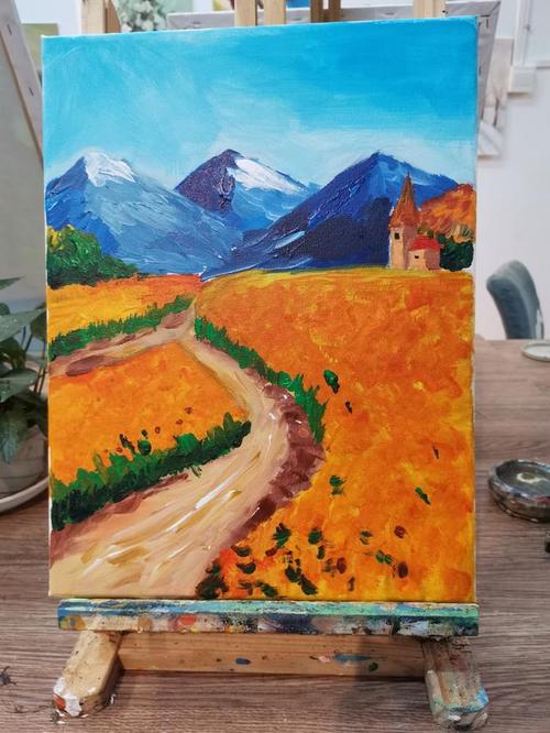 成人零基础油画作品合集分享,简单自学零基础油画素材大全