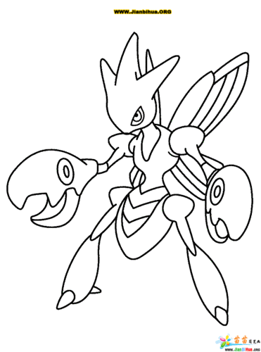 神奇宝贝(口袋妖怪)填色卡图片21张(第9张)