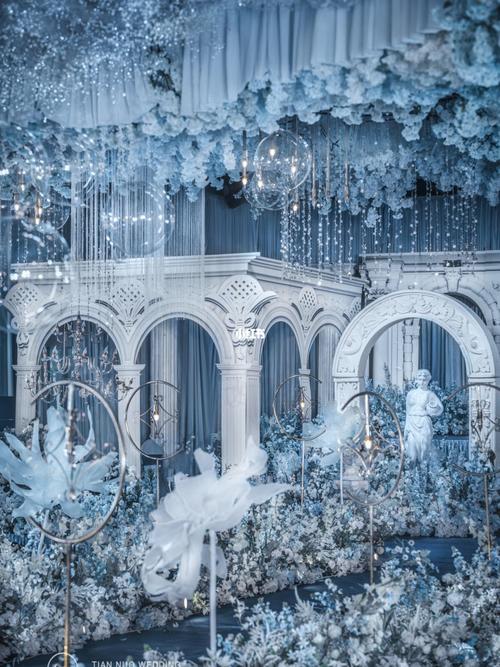 桂林婚礼/纯净又梦幻的蓝色婚礼_婚礼_婚嫁_婚礼场地