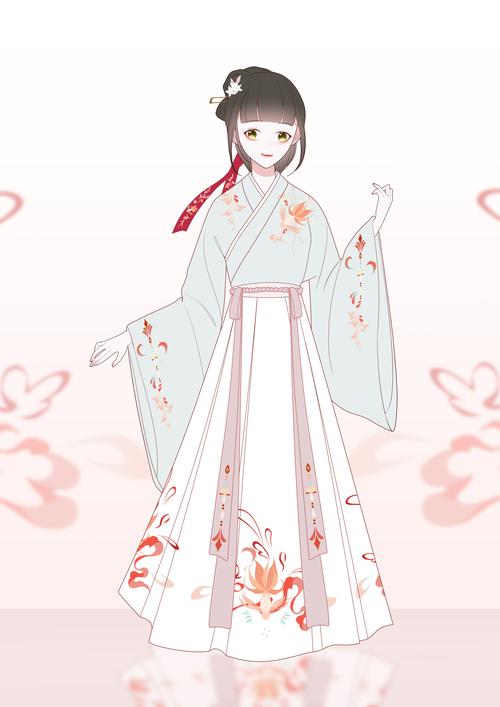 汉服设计之【交领齐腰襦裙】——玉满堂