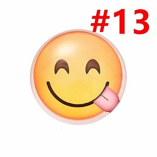 emoji笑脸表情水晶玻璃磁性冰箱贴 厂家直销 可根据客户要求定制