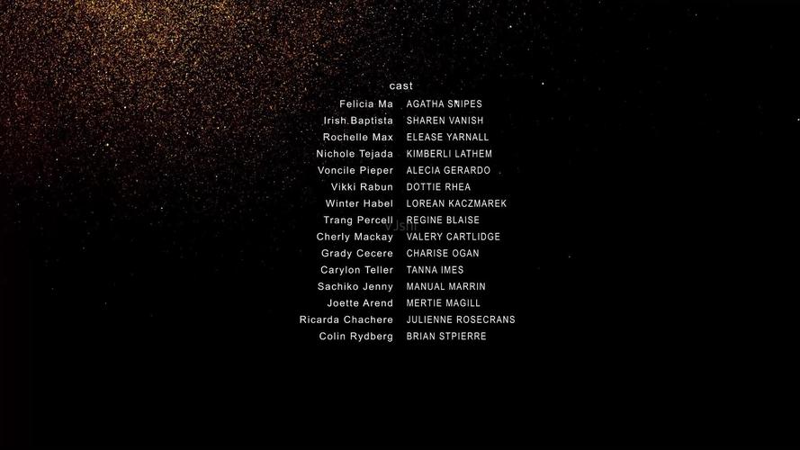 震撼微电影谢幕电视剧片尾字幕版ae模板