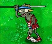 植物大战僵尸撑杆僵尸简笔画