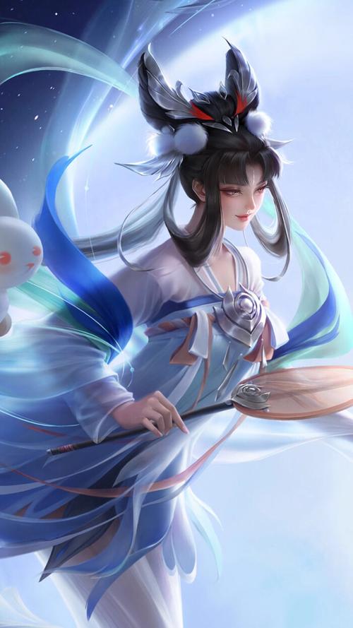 王者荣耀嫦娥如梦令海报竖屏