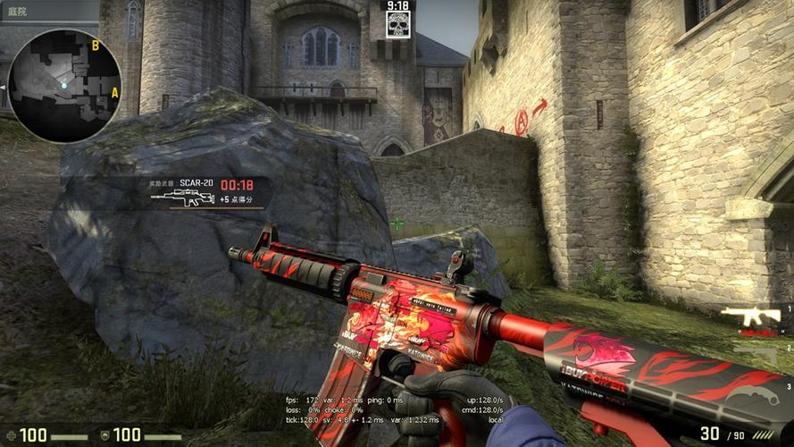 csgo元旦特辑——红色系皮肤盘点!ct装备篇