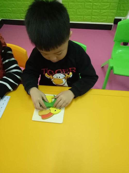 博雅幼儿园益智区活动教案:好玩的拼图