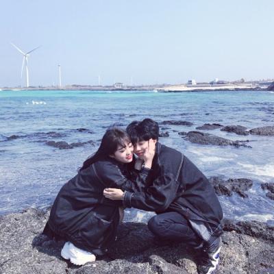 2018好看浪漫的qq情侣头像一对 不知不觉的我爱上你